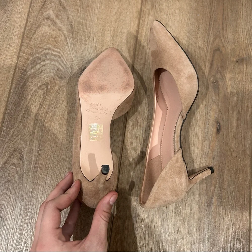 J. Crew Classic Tan Heels